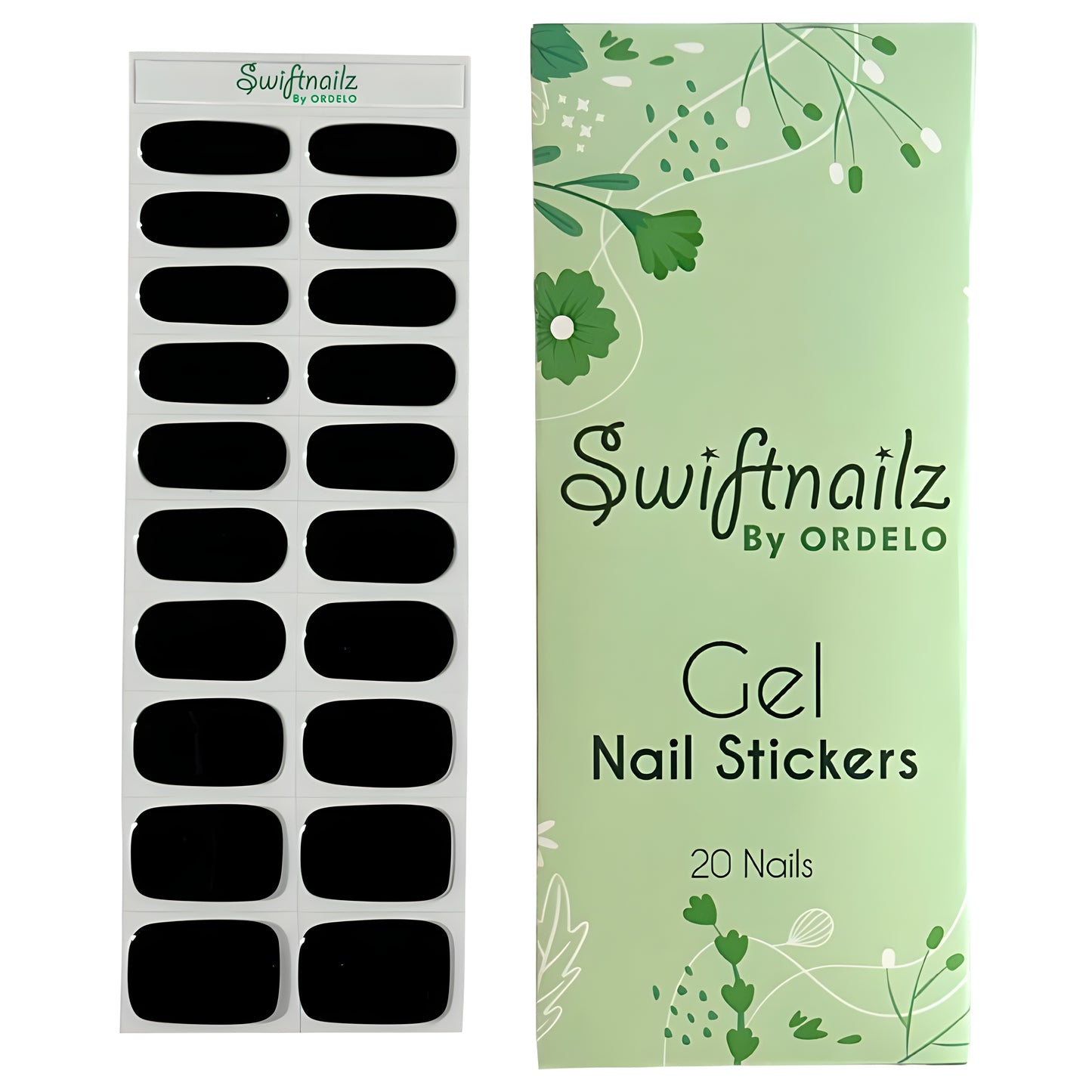 Black - Gel Nail Strip